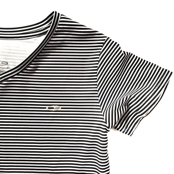 C9 Champion DuoDry Horizontal Stripe T Shirt - Picture 2 of 8